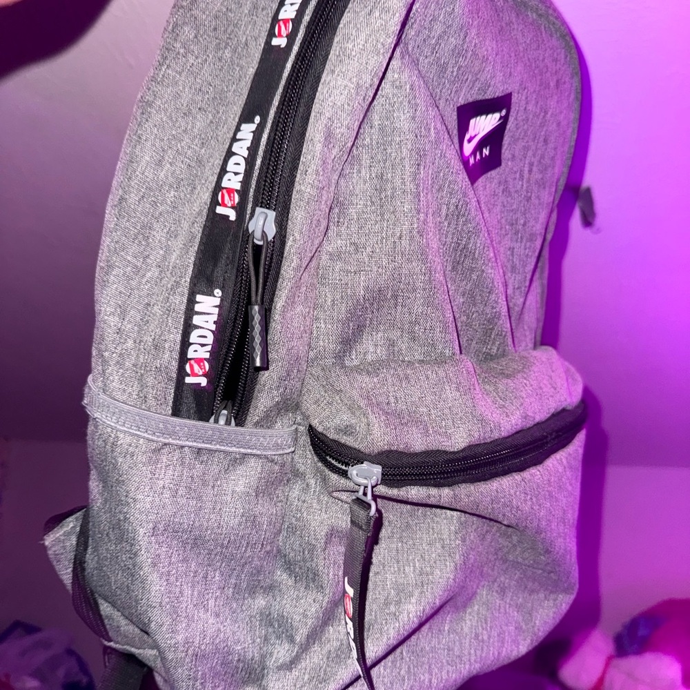 Air Jordan Jumpman Classics 13” Laptop School Backpack Grey